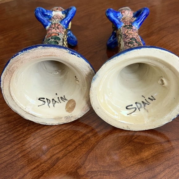 Beautiful ceramic candle stick’s from SPAIN. - Picture 3 of 4